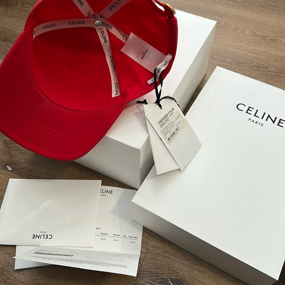 CELINE TRIOMPHE BASEBALL CAP IN COTTON - Picture 5 of 14